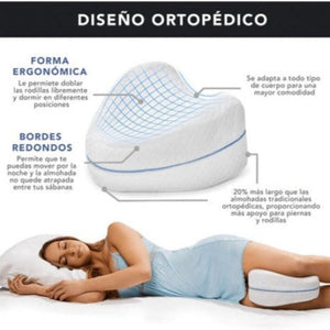 DormiZen - Almohada Ortopédica para Piernas y Rodillas.